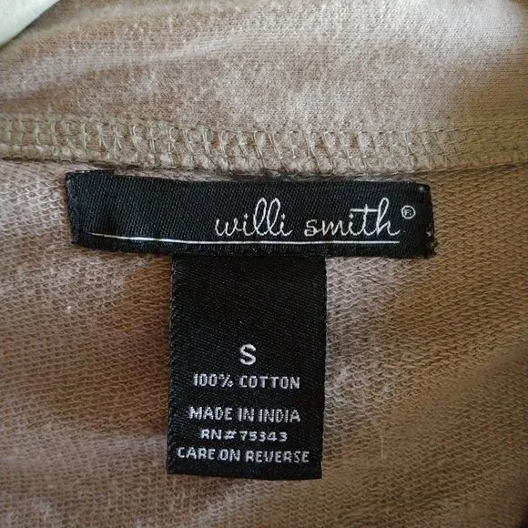 🚫SOLD🚫 Willi Smith Cotton jacket button down size Small Grey Antique Silver - Picture 8 of 12